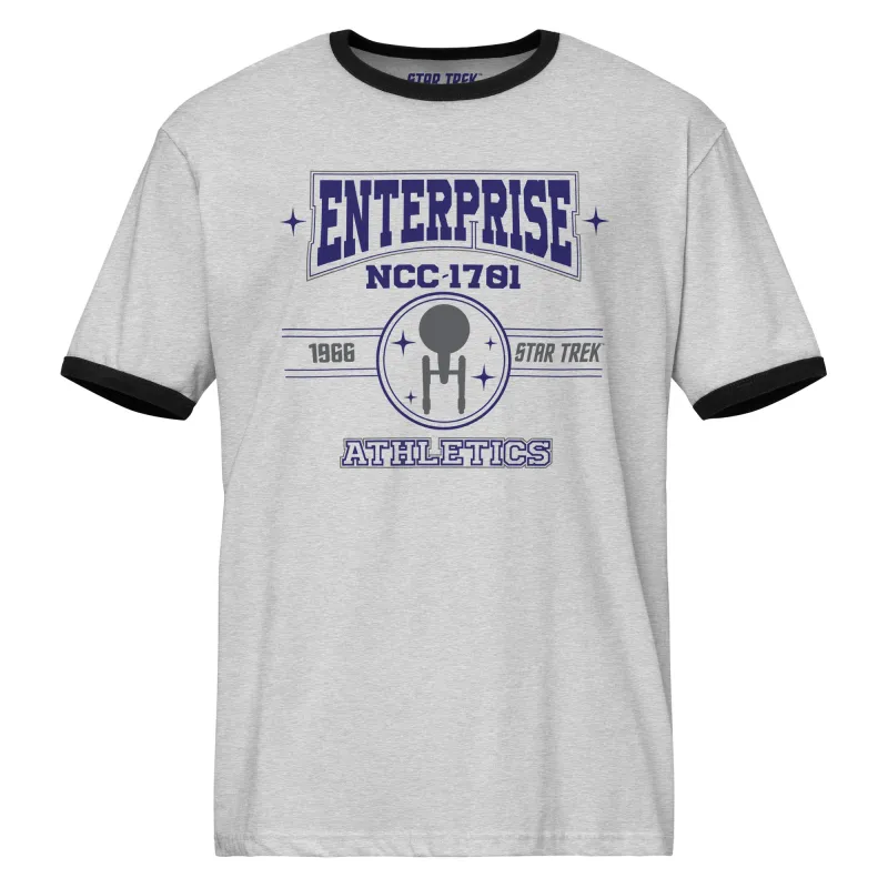 Star Trek: U.S.S Enterprise NCC-1701 Ringer T-Shirt made by Paramount Shop