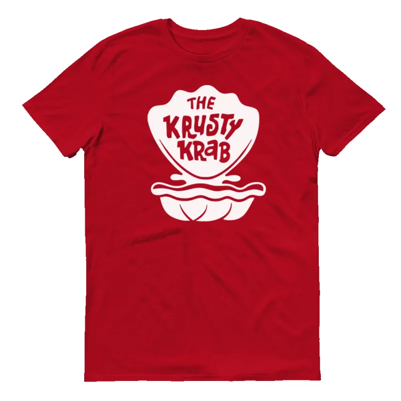 SpongeBob SquarePants The Krusty Krab Adult Short Sleeve T-Shirt made by Paramount Shop