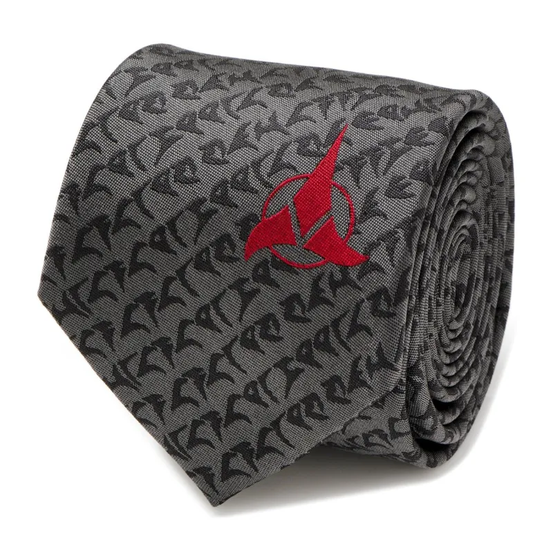 Star Trek Klingon Alphabet Silk Tie made by Paramount Shop