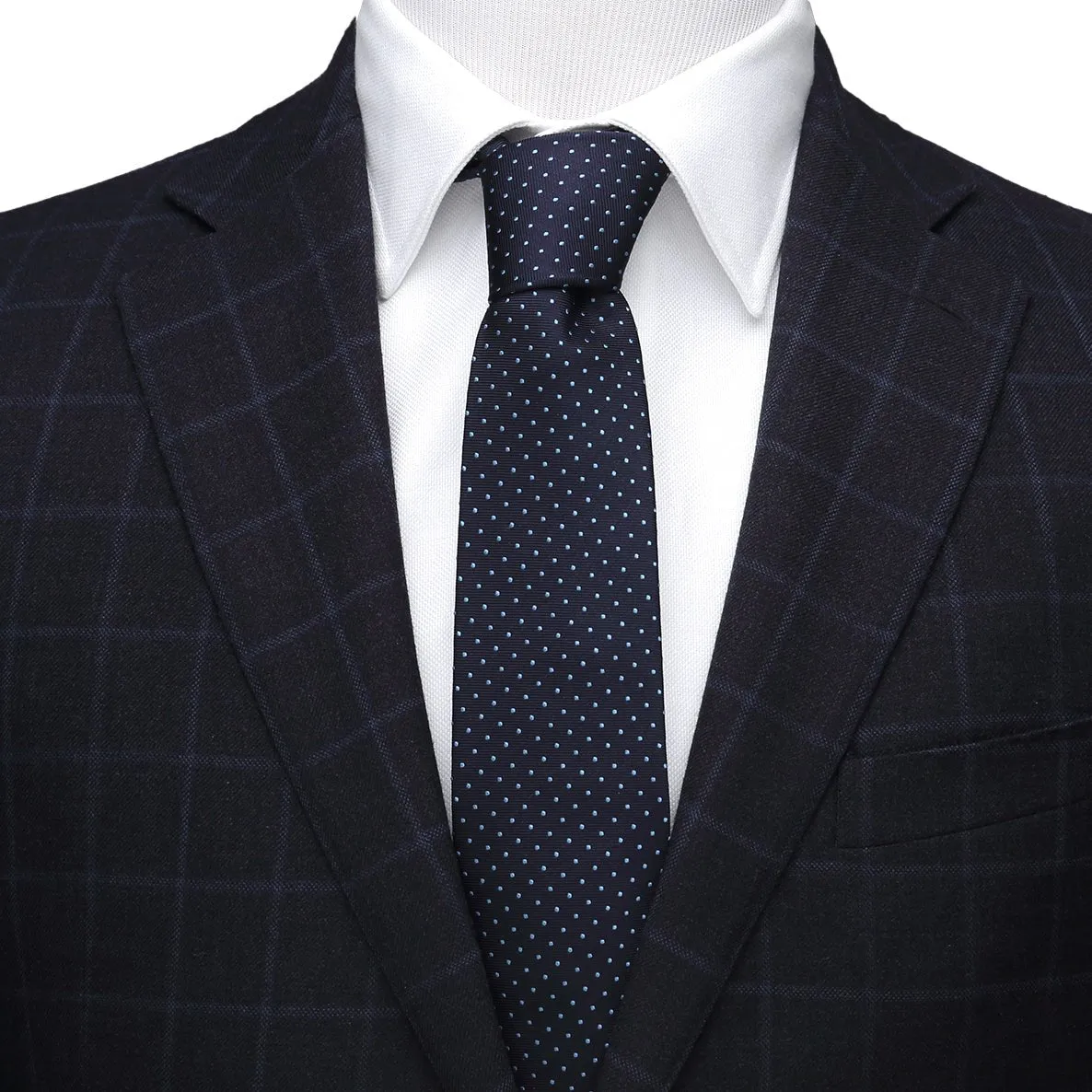 Star Trek USS Enterprise Dot Pattern Silk Necktie sold by Paramount Shop product image thumbnail 2