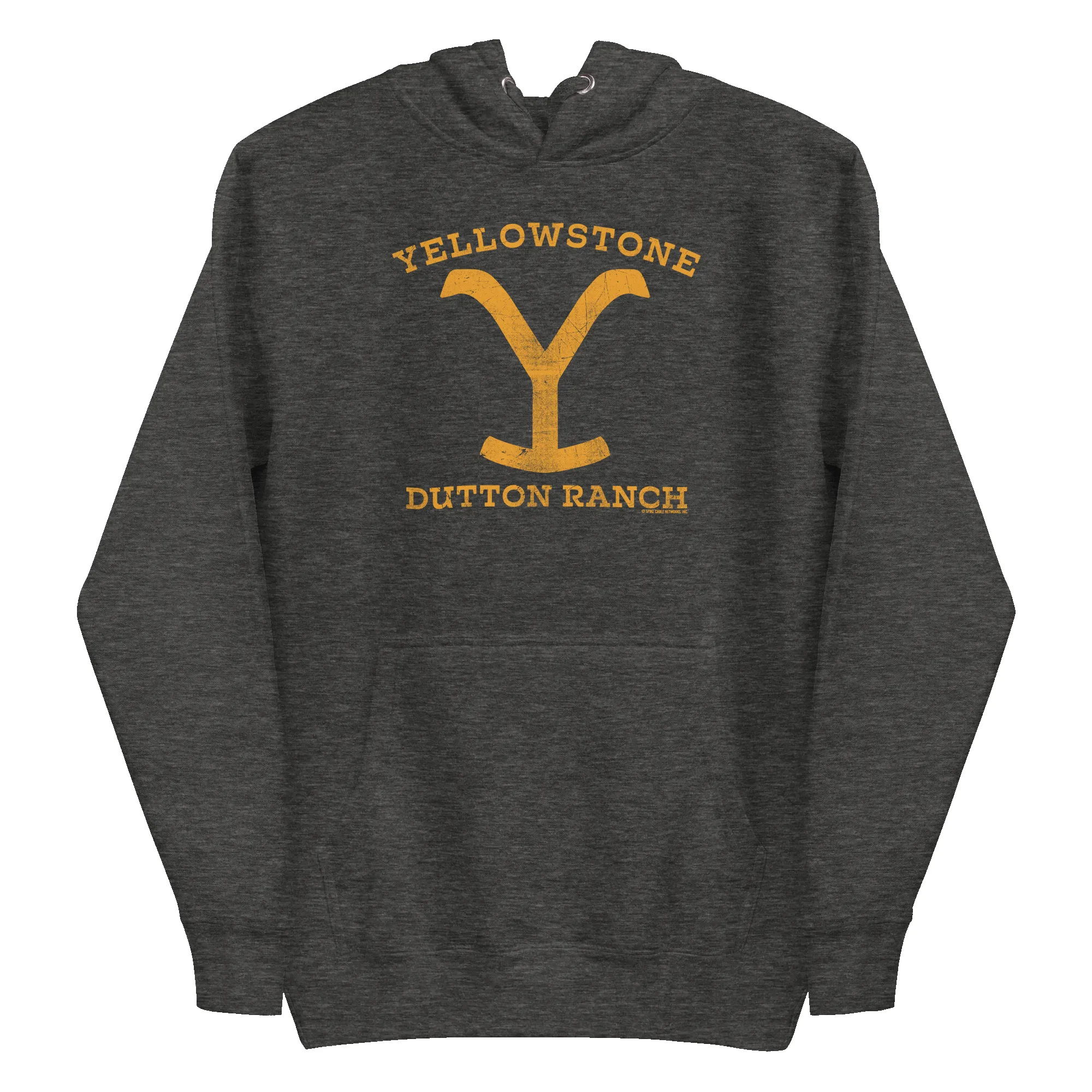 Yellowstone Dutton Ranch Distressed Logo Unisex Premium Hoodie sold by Paramount Shop product image thumbnail 5