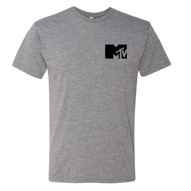 MTV Record Men's Tri-Blend T-Shirt made by Paramount Shop