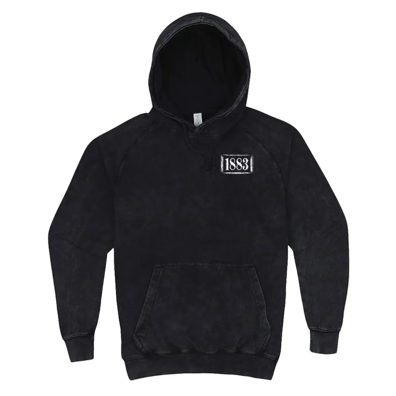 Yellowstone 1883 Logo Distressed Hooded Sweatshirt sold by Paramount Shop