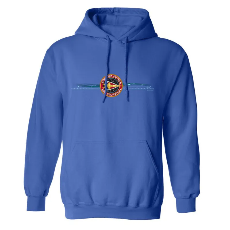 Star Trek Starfleet Academy Red Squadron Fleece Hooded Sweatshirt sold by Paramount Shop