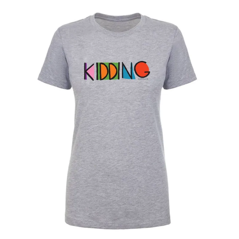 Kidding Color Logo Women's Short Sleeve T-Shirt sold by Paramount Shop