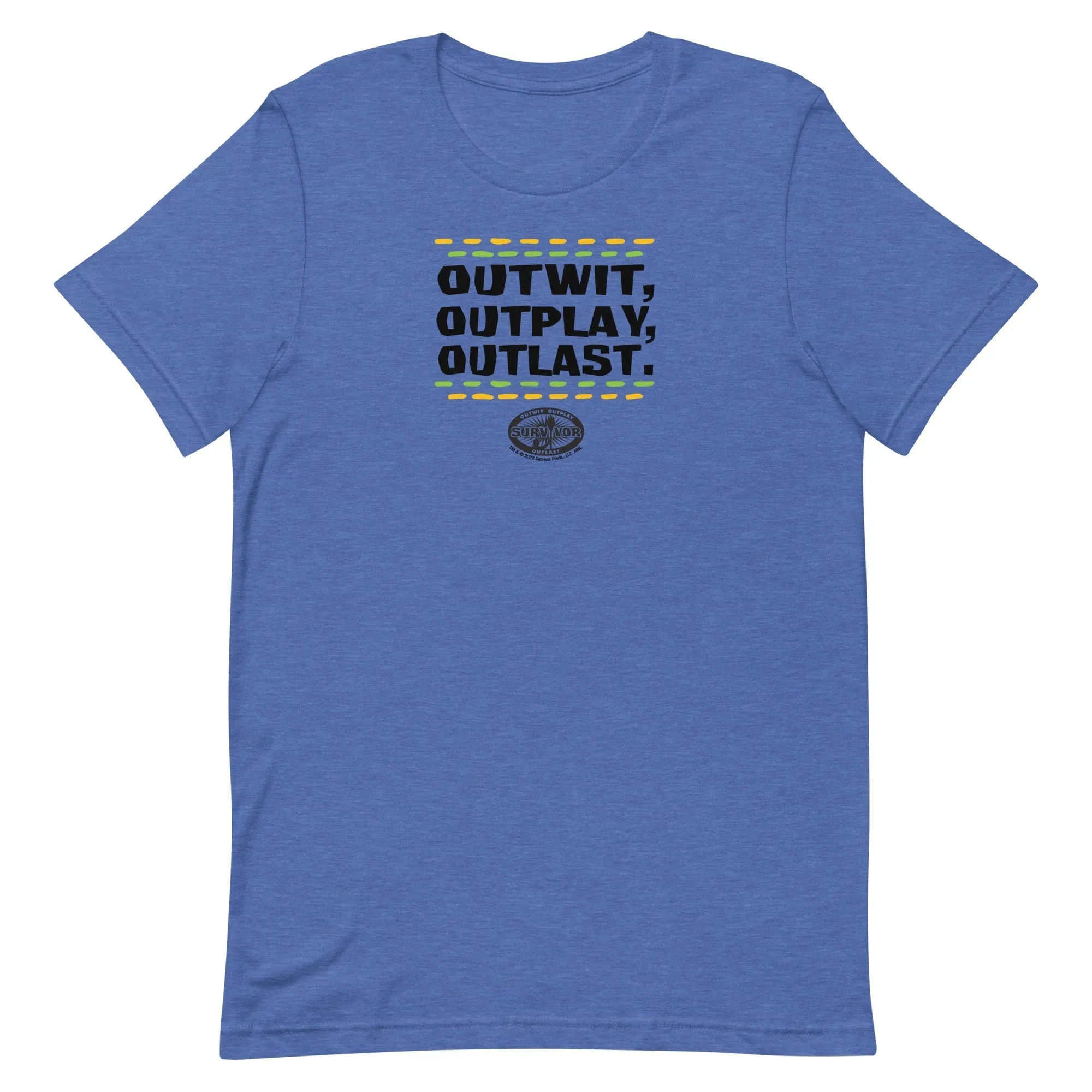 Survivor Outwit, Outplay, Outlast Lines Unisex Premium T-Shirt sold by Paramount Shop product image thumbnail 2