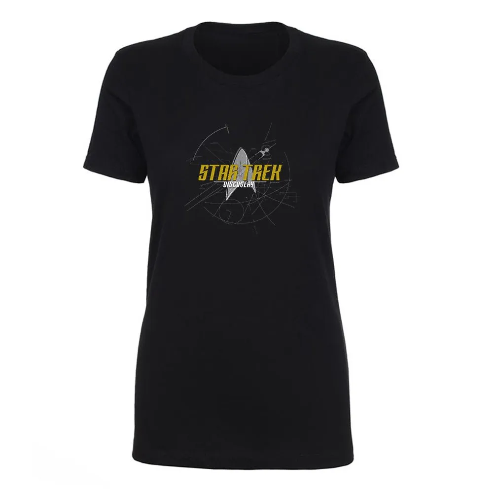 Star Trek: Discovery Logo Sketch Women's Short Sleeve T-Shirt sold by Paramount Shop