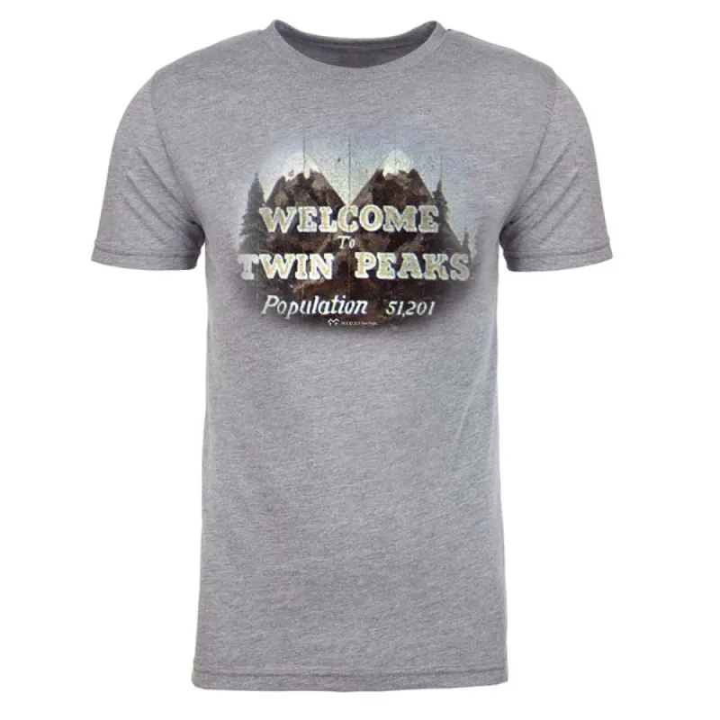 Twin Peaks Welcome to Twin Peaks Men's Tri-Blend T-Shirt sold by Paramount Shop