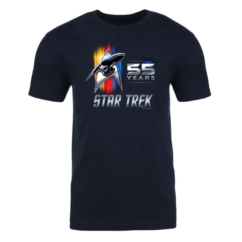 Star Trek 55th Anniversary Adult Short Sleeve T-Shirt sold by Paramount Shop