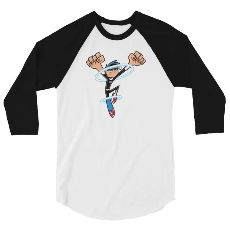 Danny Phantom Going Ghost Adult 3/4 Sleeve Raglan Shirt sold by Paramount Shop