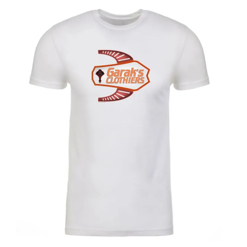 Star Trek: Deep Space Nine Garak’s Clothiers Adult Short Sleeve T-Shirt sold by Paramount Shop
