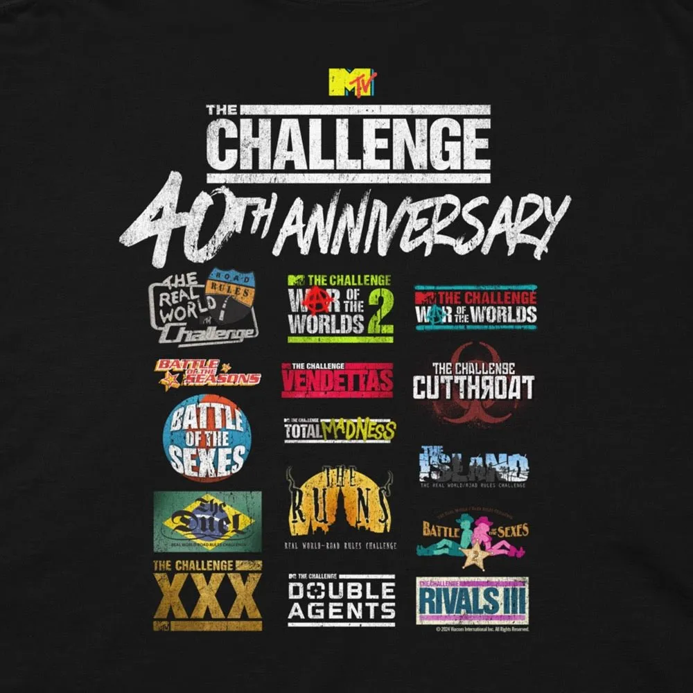 The Challenge 40th Anniversary Adult T-Shirt sold by Paramount Shop product image thumbnail 2