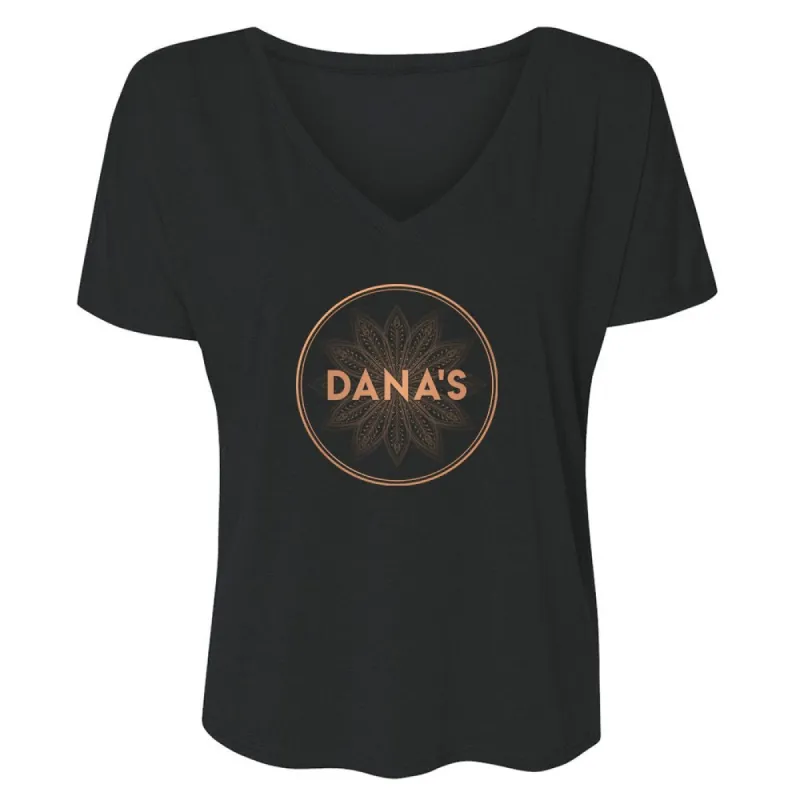 The L Word: Generation Q Dana's Bar Logo Women's Relaxed V-Neck T-Shirt sold by Paramount Shop