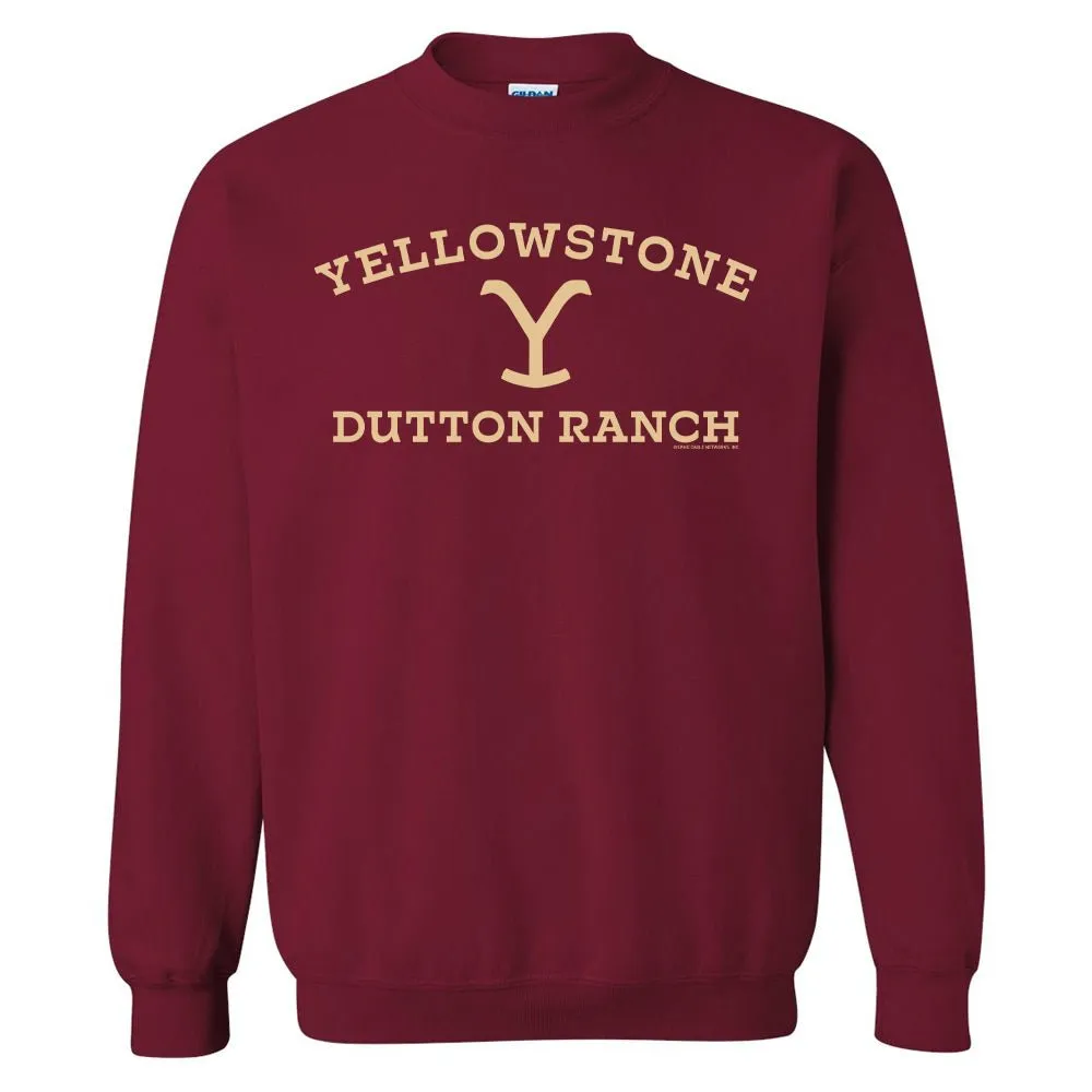 Yellowstone Dutton Ranch Logo Fleece Crewneck Sweatshirt sold by Paramount Shop product image thumbnail 4