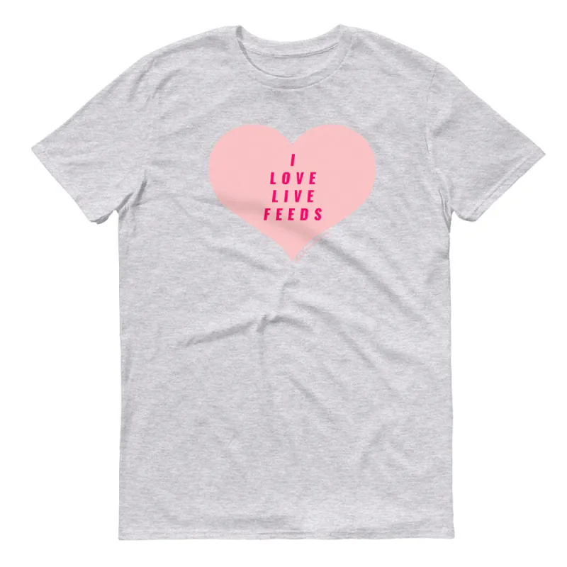 Big Brother Heart Live Feeds Adult Short Sleeve T-Shirt sold by Paramount Shop