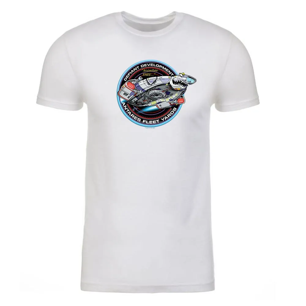 Star Trek: Deep Space Nine Defiant Development Adult Short Sleeve T-Shirt sold by Paramount Shop product image thumbnail 3