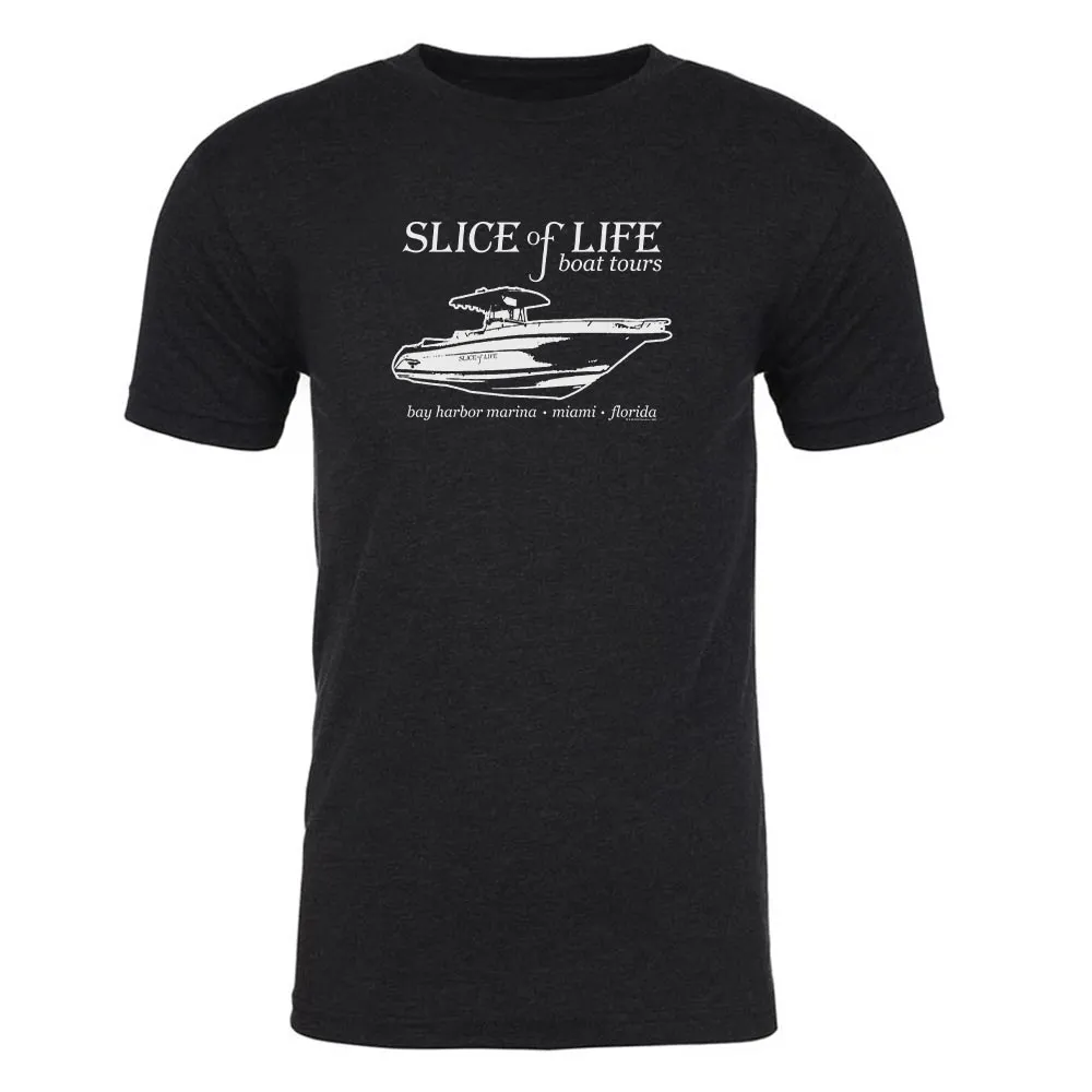 Dexter Slice of Life Boat Tours Men's Tri-Blend T-Shirt sold by Paramount Shop product image thumbnail 2