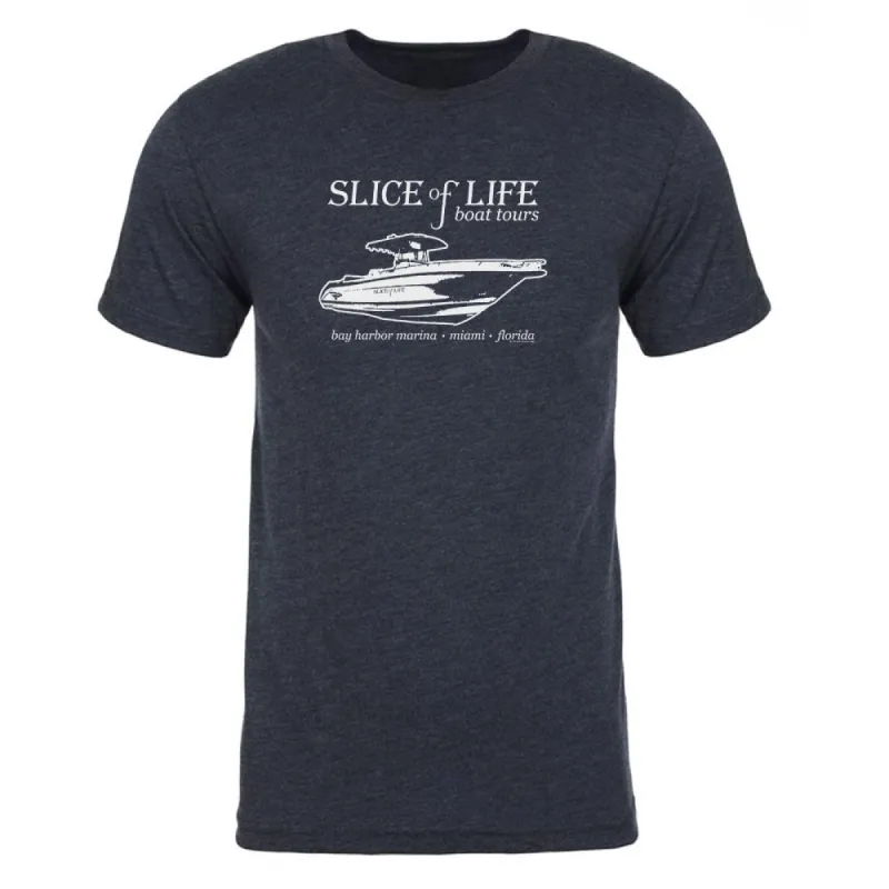 Dexter Slice of Life Boat Tours Men's Tri-Blend T-Shirt sold by Paramount Shop