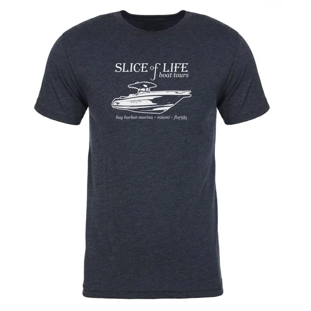Dexter Slice of Life Boat Tours Men's Tri-Blend T-Shirt sold by Paramount Shop
