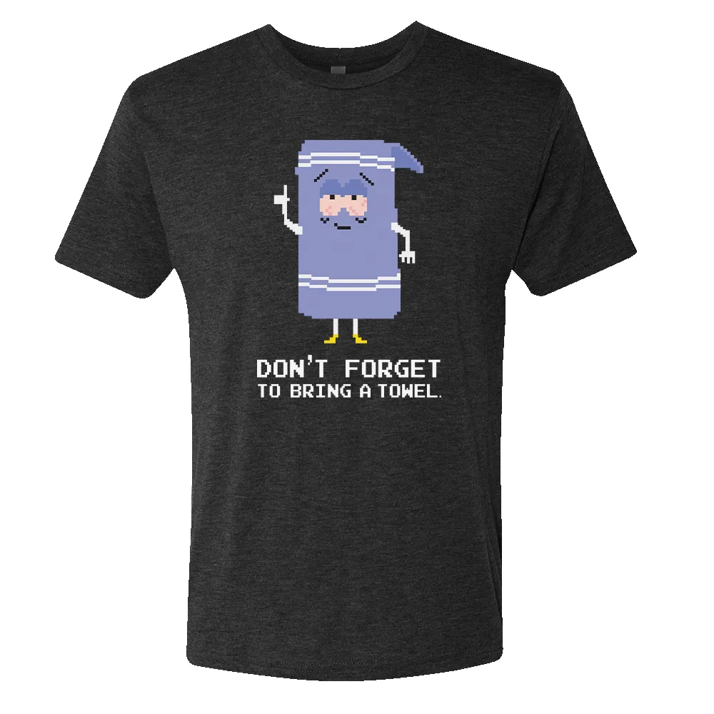 South Park 8-Bit Towelie Bring a Towel Men's Tri-Blend T-Shirt sold by Paramount Shop