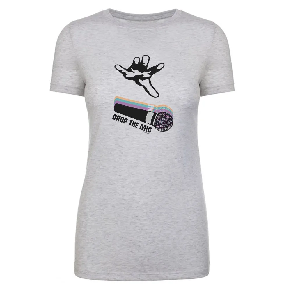 The Late Late Show with James Corden Mic Drop Women's Tri-Blend T-Shirt sold by Paramount Shop product image thumbnail 2