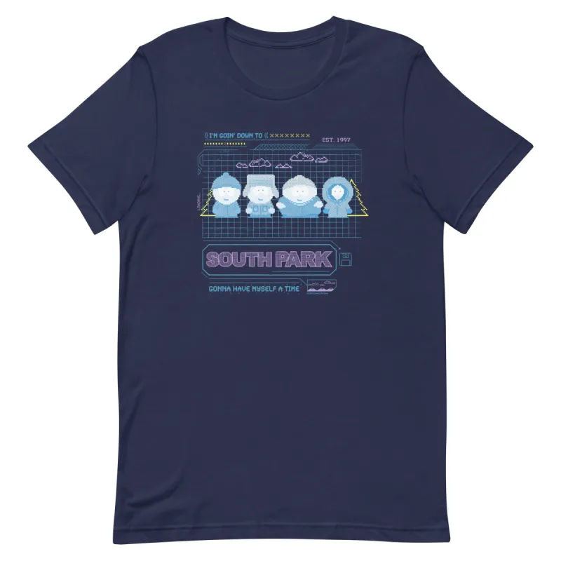 South Park Pixel Art The Boys T-Shirt made by Paramount Shop