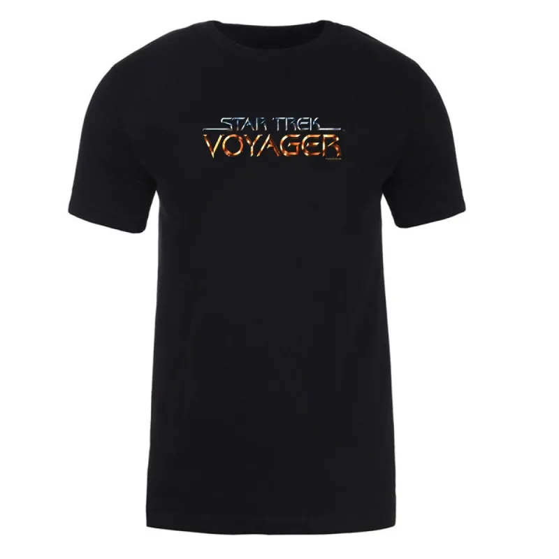 Star Trek: Voyager Logo Adult Short Sleeve T-Shirt sold by Paramount Shop