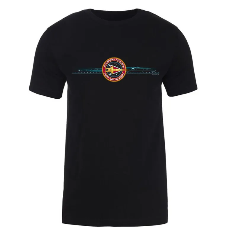 Star Trek Starfleet Academy Red Squadron Adult Short Sleeve T-Shirt made by Paramount Shop