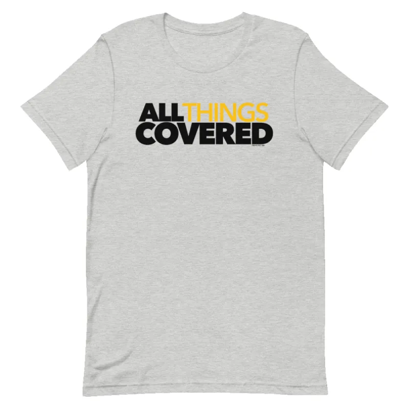 All Things Covered Podcast Logo Adult Short Sleeve T-Shirt made by Paramount Shop