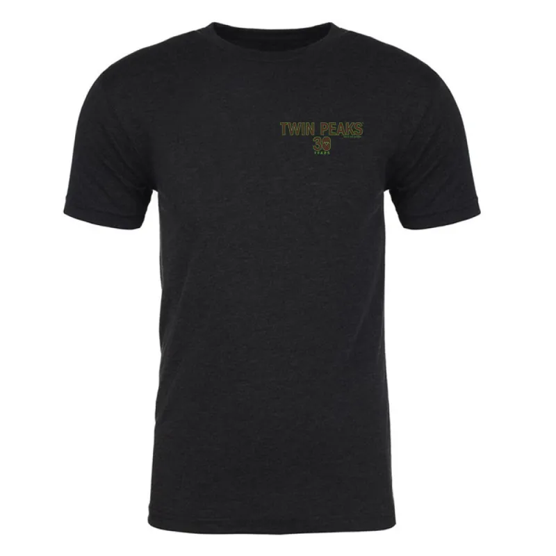 Twin Peaks 30th Anniversary Logo Men's Tri-Blend T-Shirt sold by Paramount Shop