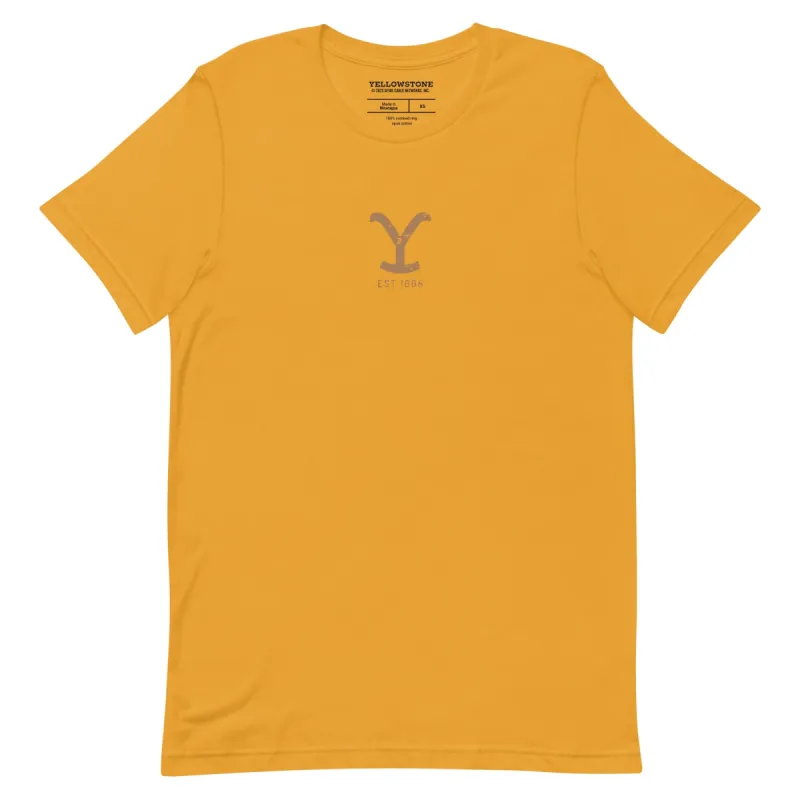 Yellowstone Y Est. 1886 T-Shirt sold by Paramount Shop