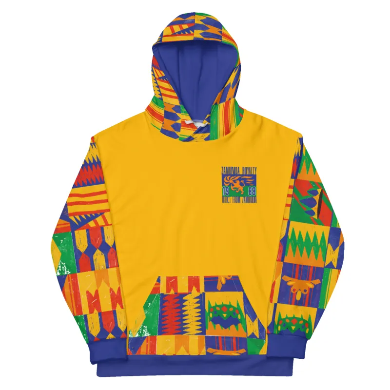 Coming To America Zamunda Pattern Unisex Hooded Sweatshirt sold by Paramount Shop