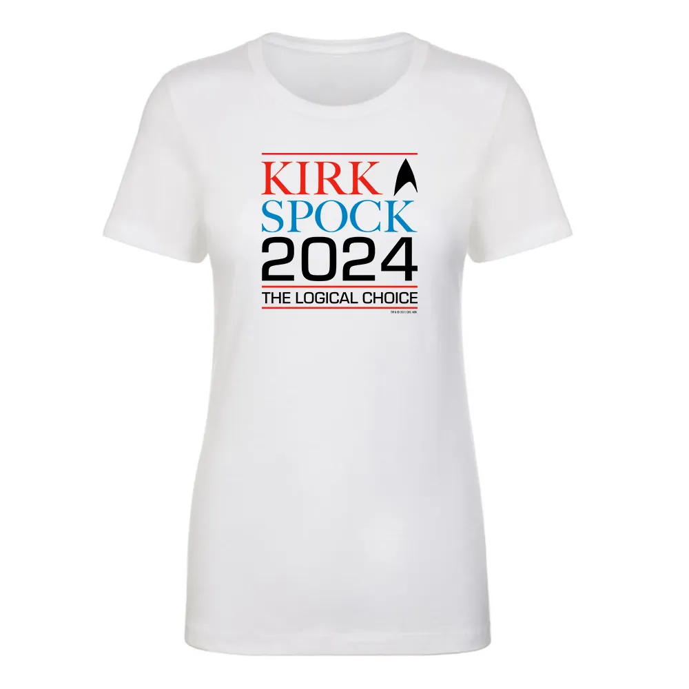 Star Trek: The Original Series Kirk & Spock 2024 Women's Short Sleeve T-Shirt sold by Paramount Shop product image thumbnail 4
