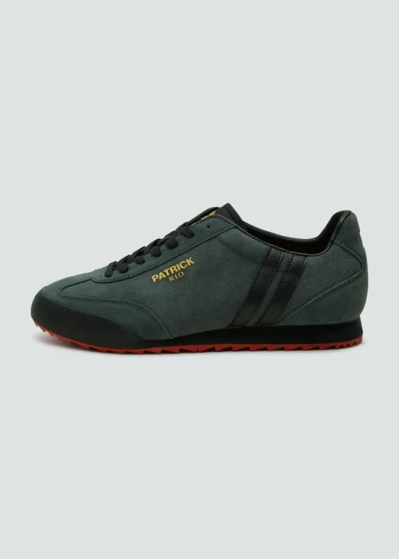 Rio Trainer - Dark Grey/Black/Red sold by Patrick