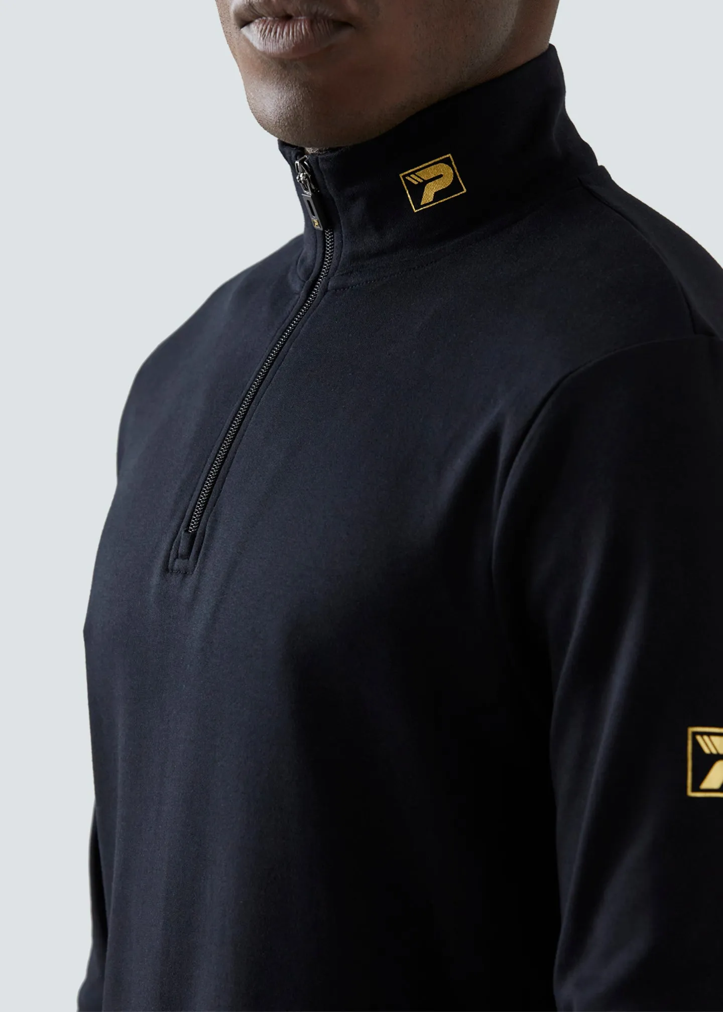 Nat 1/4 Zip Top - Black sold by Patrick product image thumbnail 3