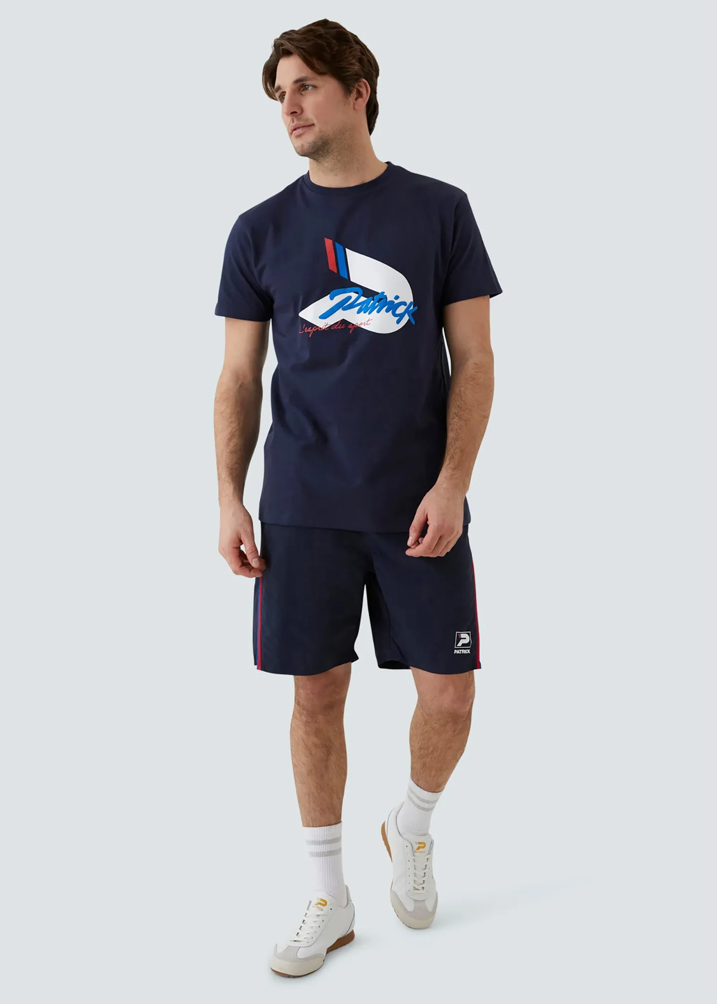 Hugo T-Shirt - Navy sold by Patrick product image thumbnail 3