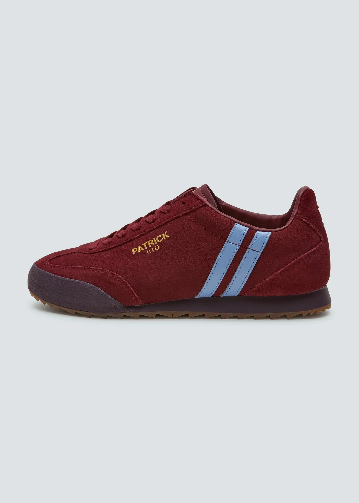 Rio Trainer - Burgundy/Sky Blue sold by Patrick