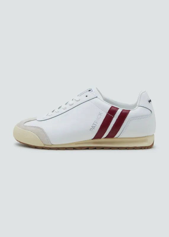 Liverpool Trainer - Off White/Burgundy sold by Patrick