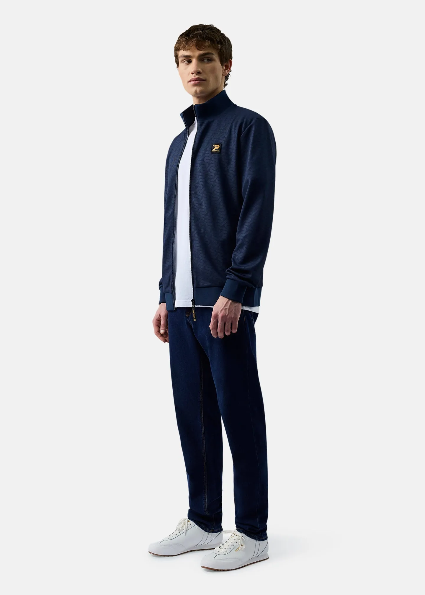 Patterson Track Top - Navy sold by Patrick product image thumbnail 3