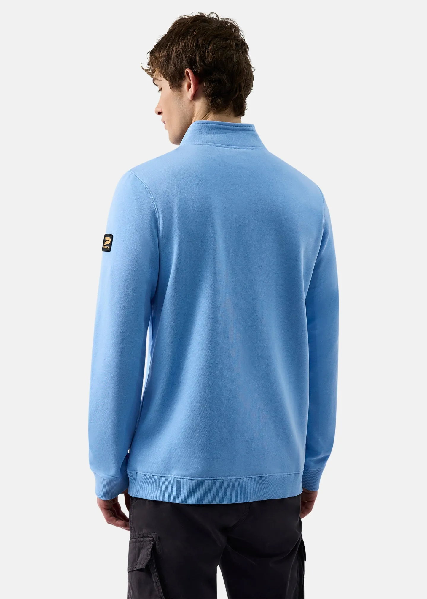 Harlem 1/4 Zip Top - Sky Blue sold by Patrick product image thumbnail 2