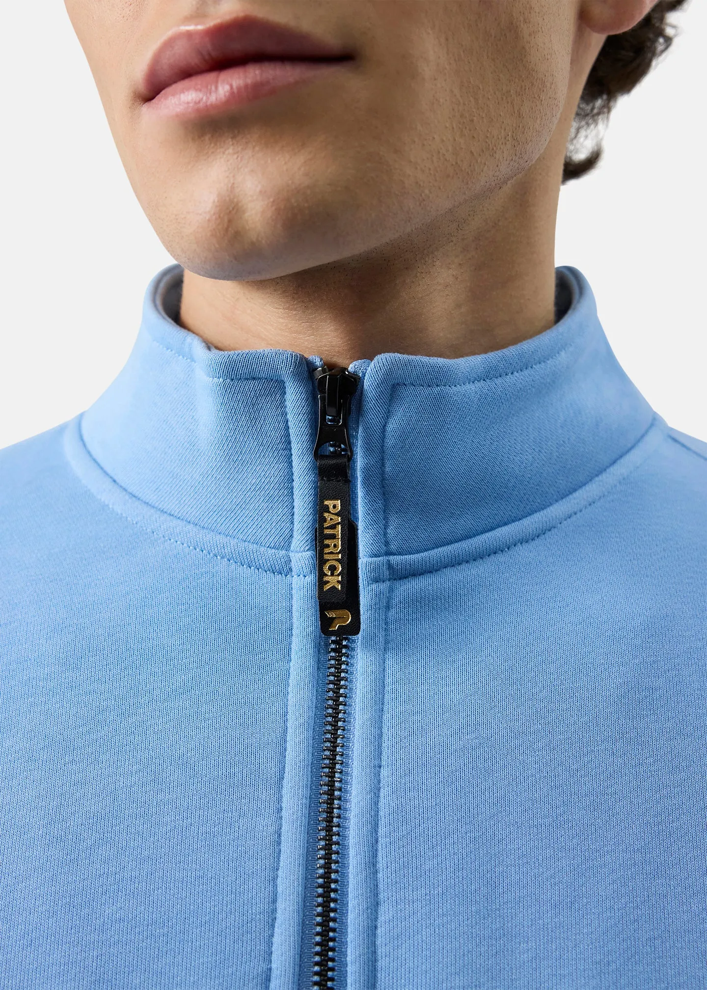 Harlem 1/4 Zip Top - Sky Blue sold by Patrick product image thumbnail 5