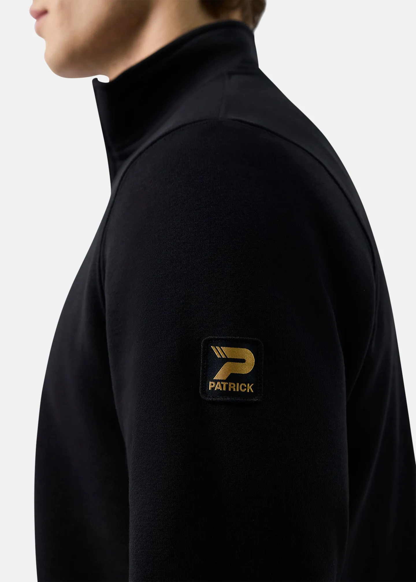 Harlem 1/4 Zip Top - Black sold by Patrick product image thumbnail 5