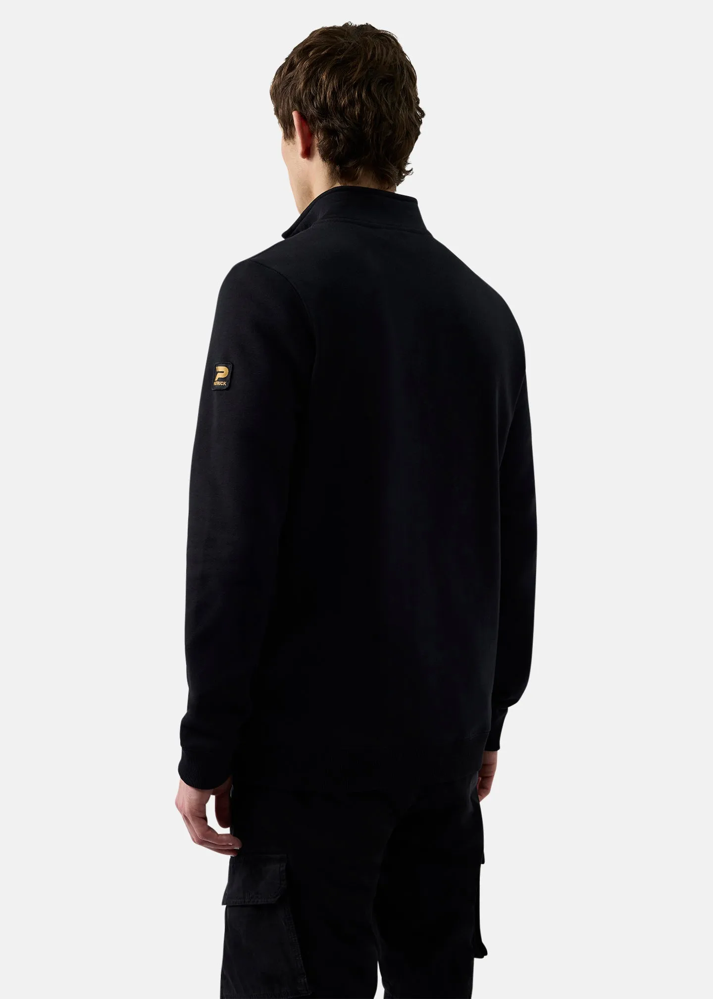 Harlem 1/4 Zip Top - Black sold by Patrick product image thumbnail 2