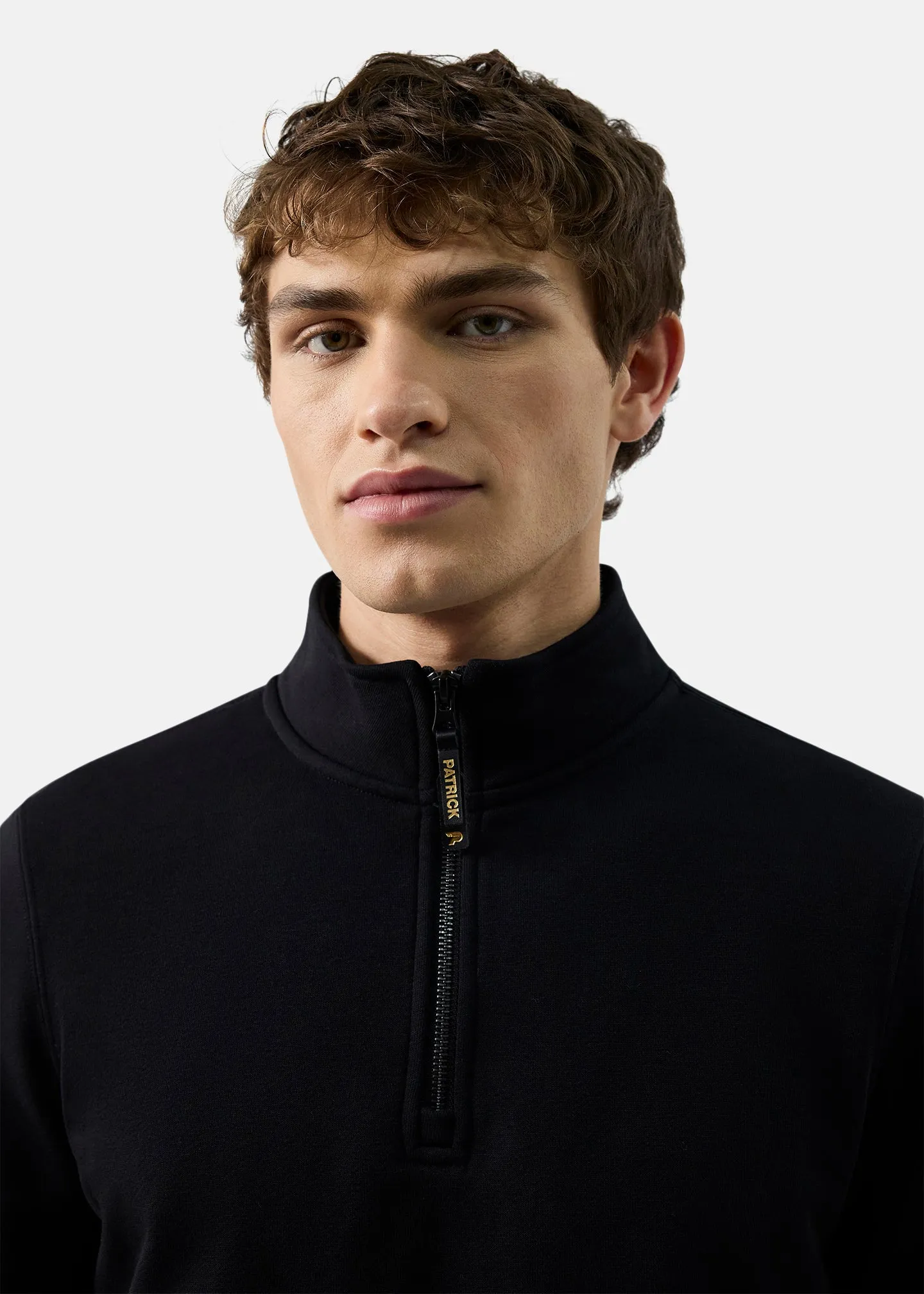 Harlem 1/4 Zip Top - Black sold by Patrick product image thumbnail 4