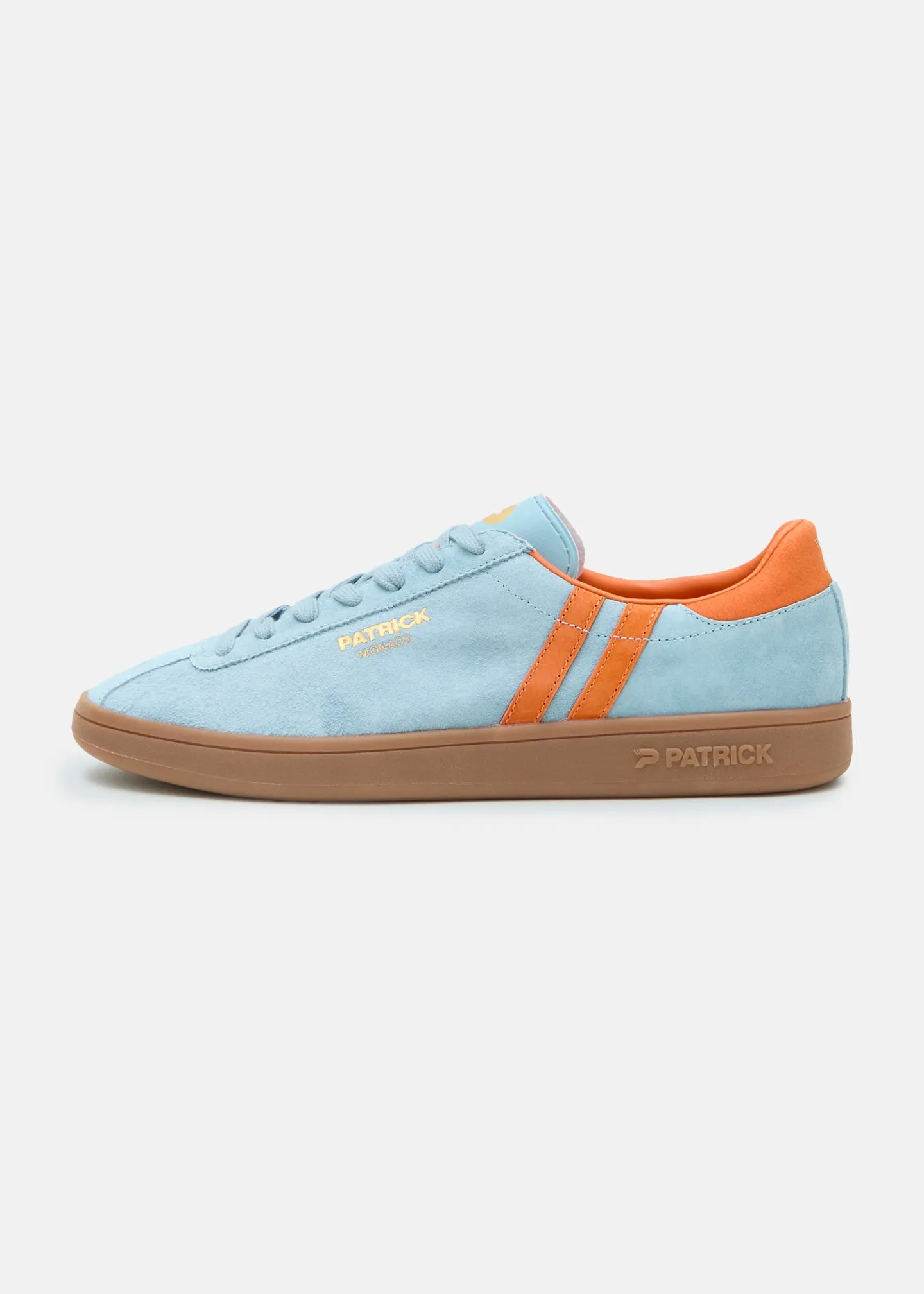 Monaco Cupsole - Light Blue/Orange sold by Patrick