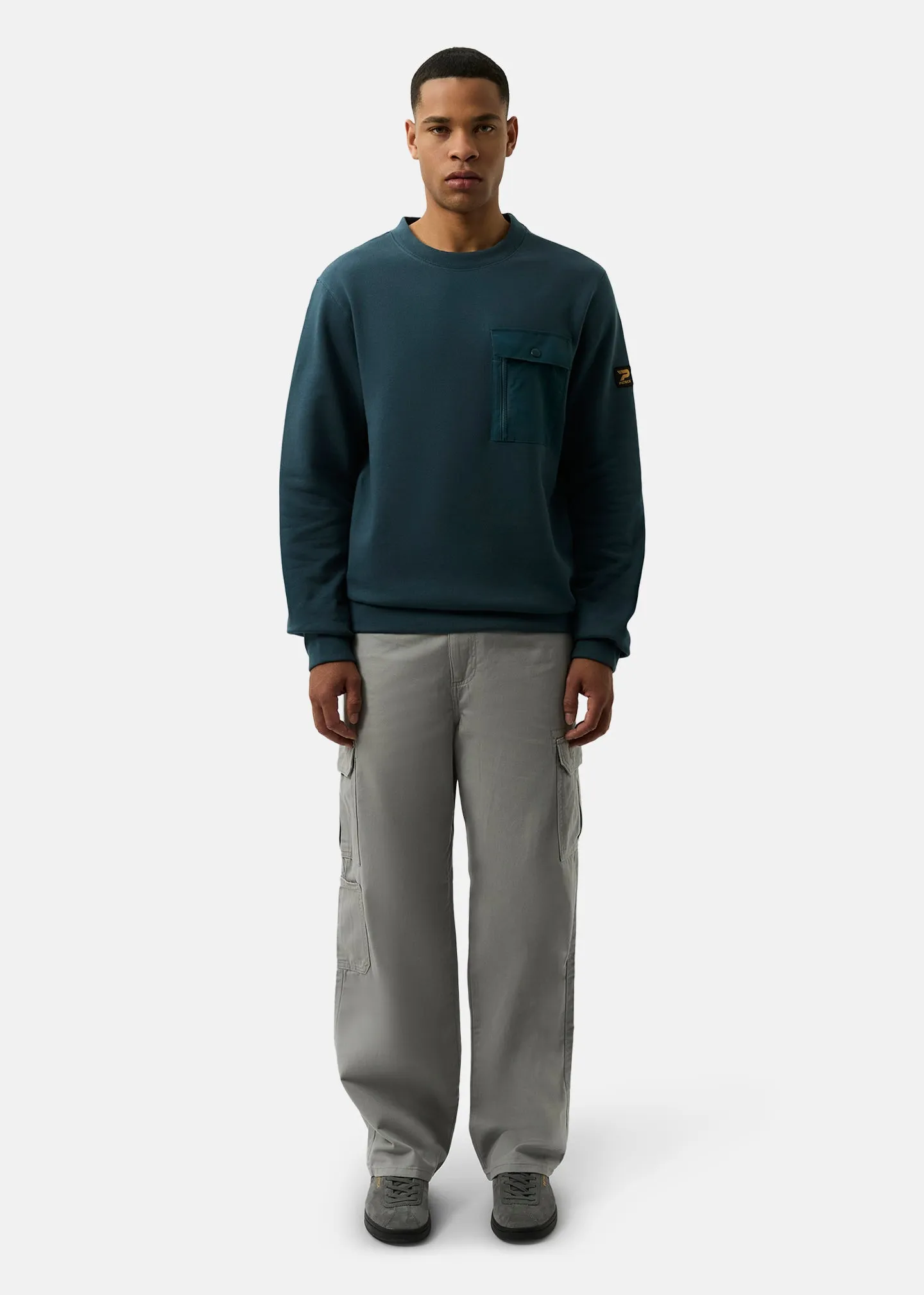 Archie Crew Sweat - Dark Blue sold by Patrick product image thumbnail 3