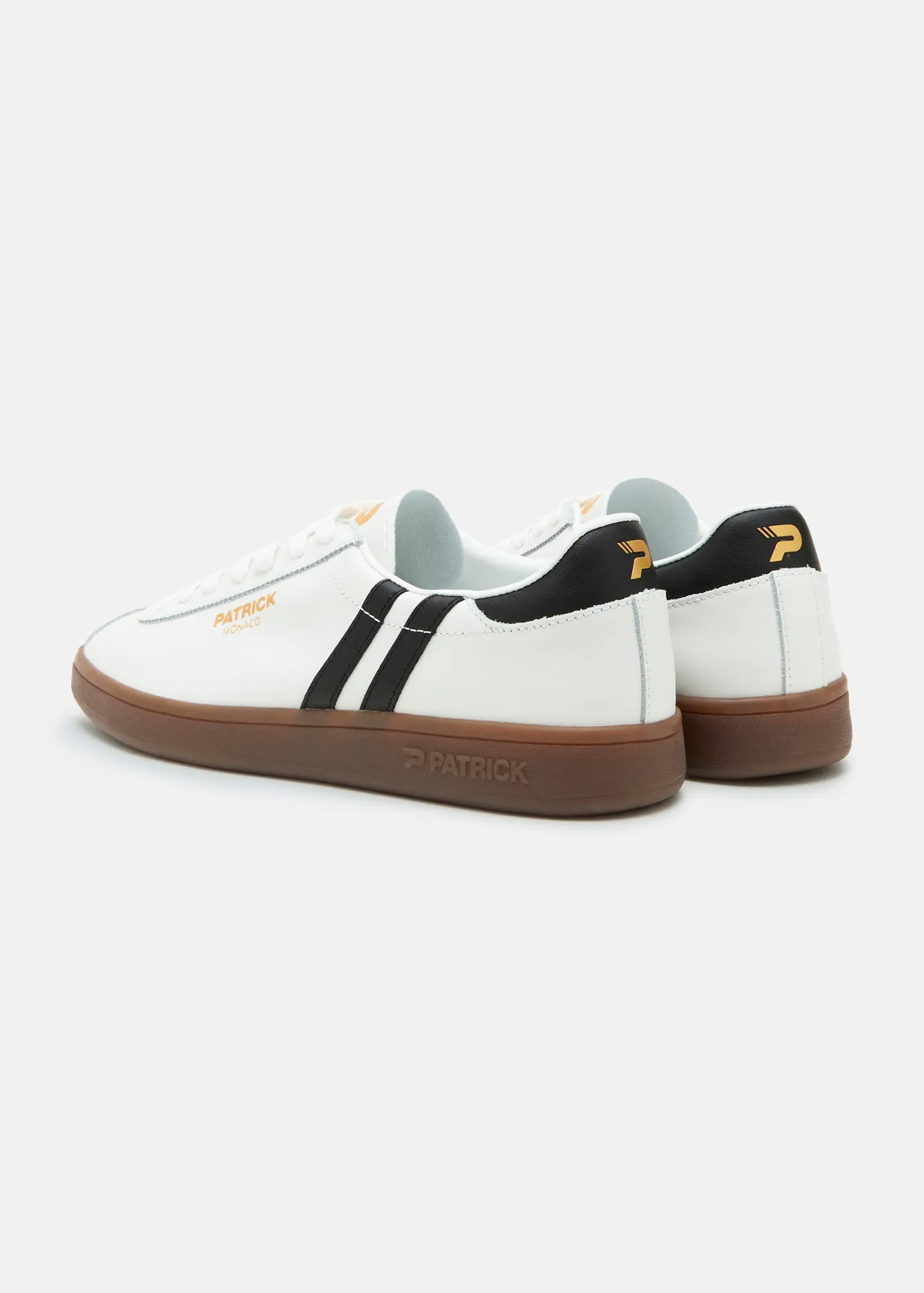 Monaco Cupsole - White/Black/Dark Gum sold by Patrick product image thumbnail 3