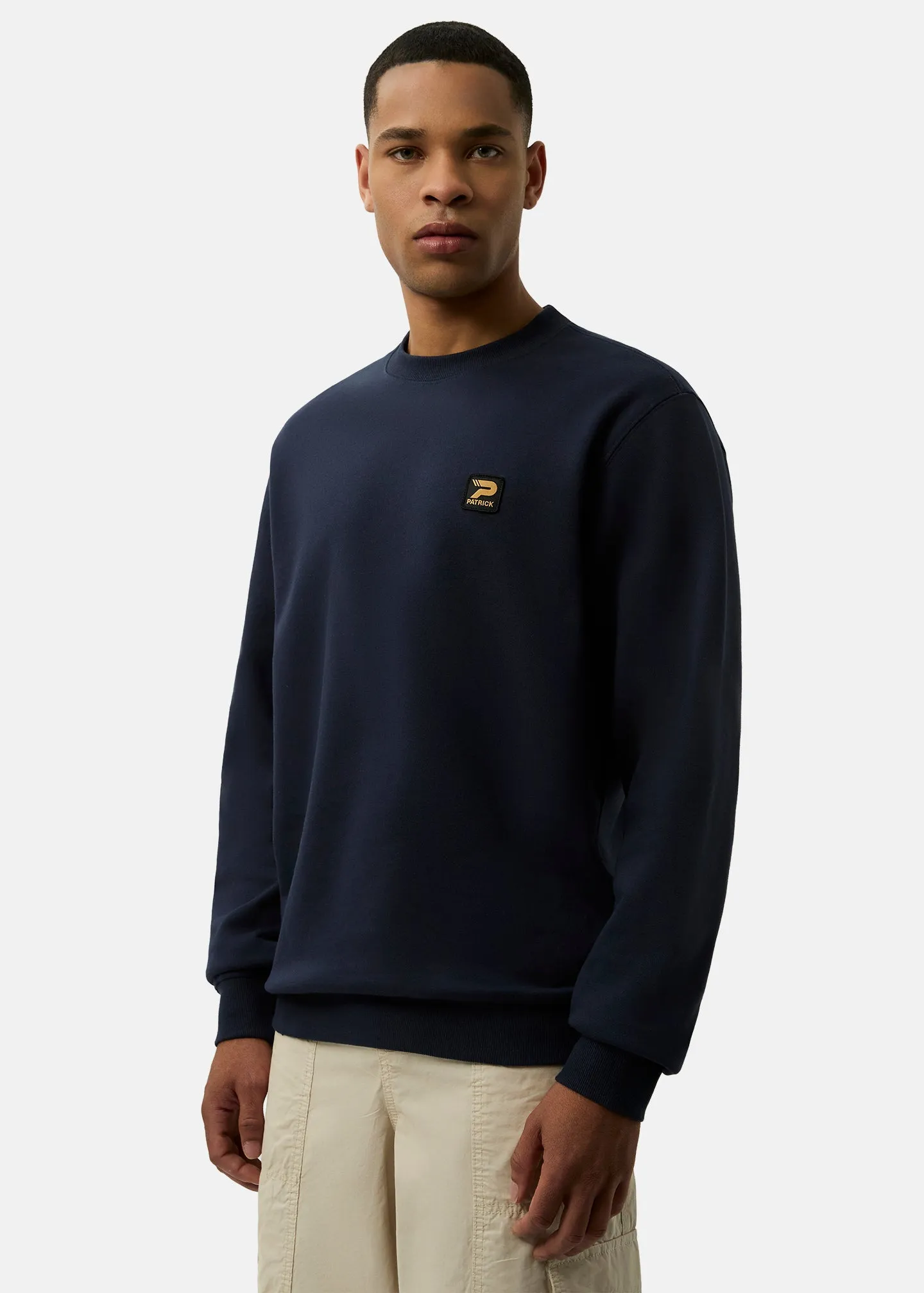 Oscar Crew Sweat - Navy sold by Patrick