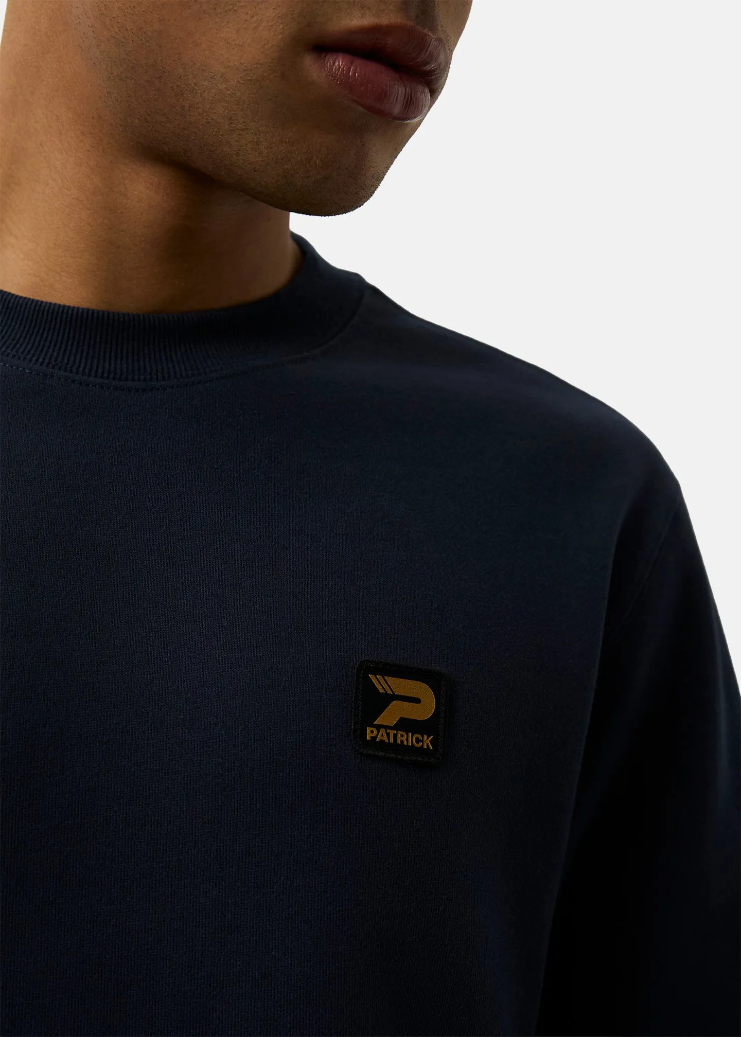 Oscar Crew Sweat - Navy sold by Patrick product image thumbnail 5