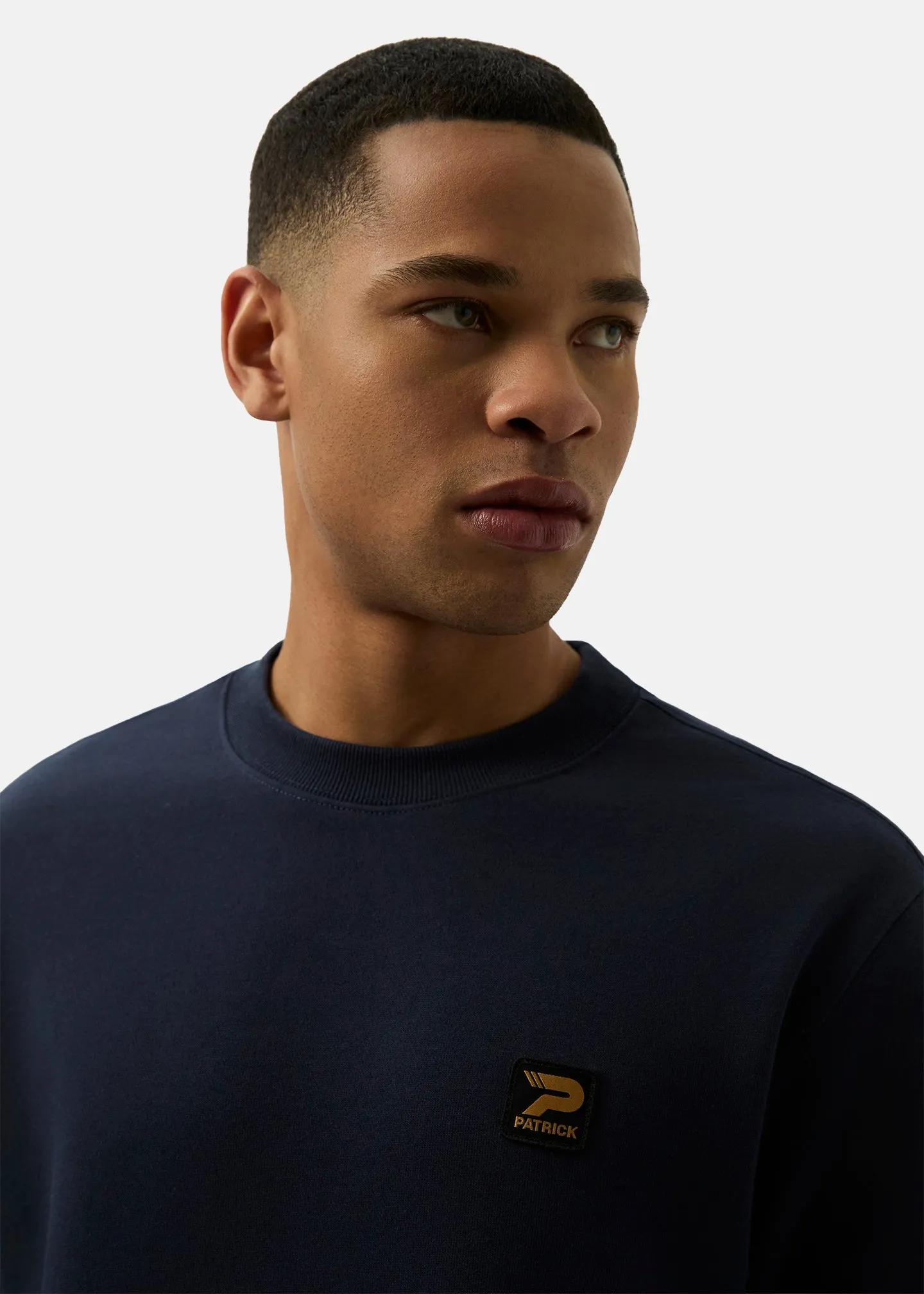 Oscar Crew Sweat - Navy sold by Patrick product image thumbnail 4